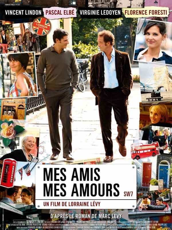 affiche du film Mes amis, mes amours, de Lorraine Lévy